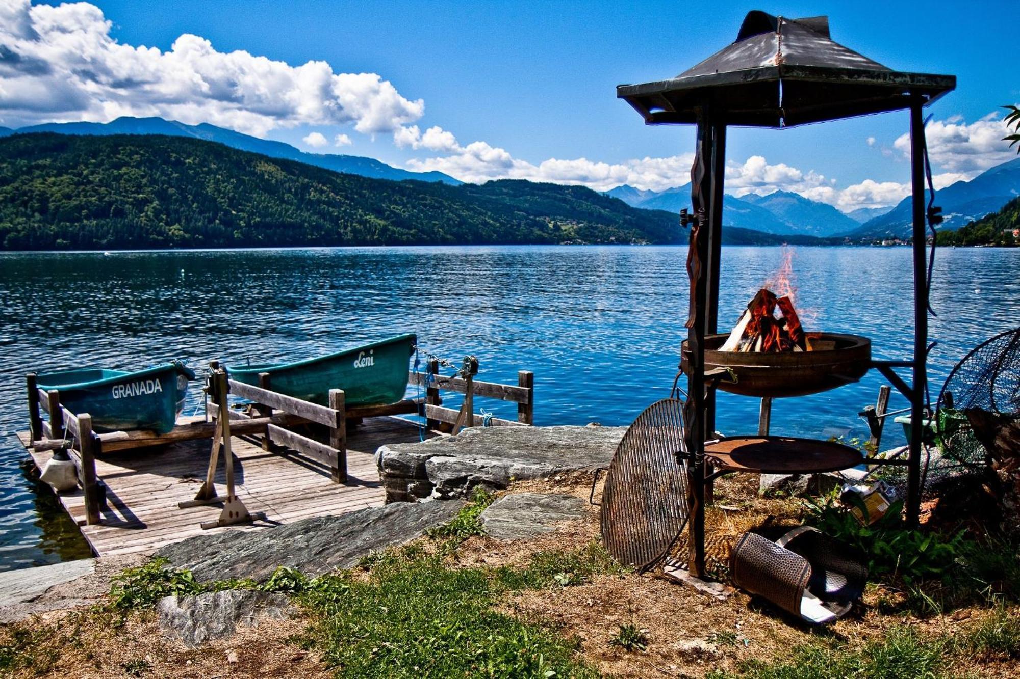 Ferienwohnungen Fischerhaus - Direkt Am See Millstatt Bagian luar foto
